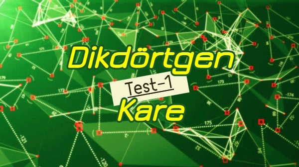 dikdörtgen kare test