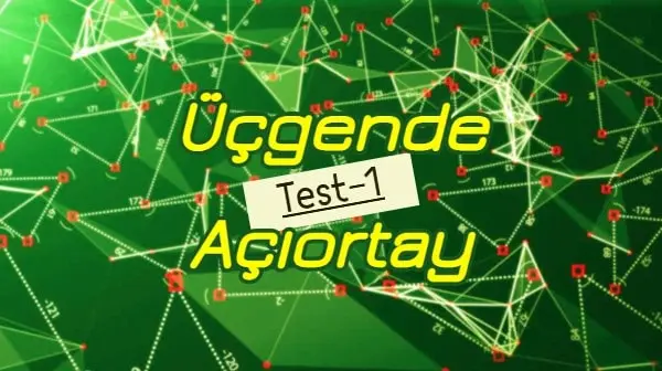 üçgende açıortay test