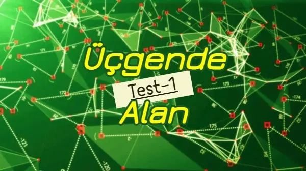 üçgende alan test